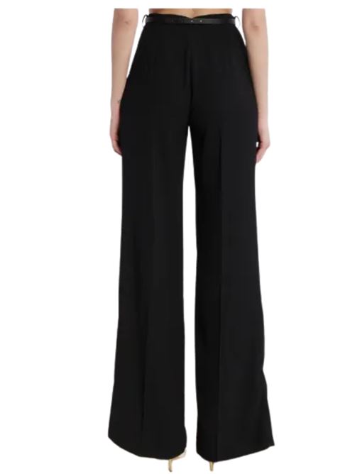 Pantalone gamba ampia con cintura Elisabetta Franchi | PA05342E2110